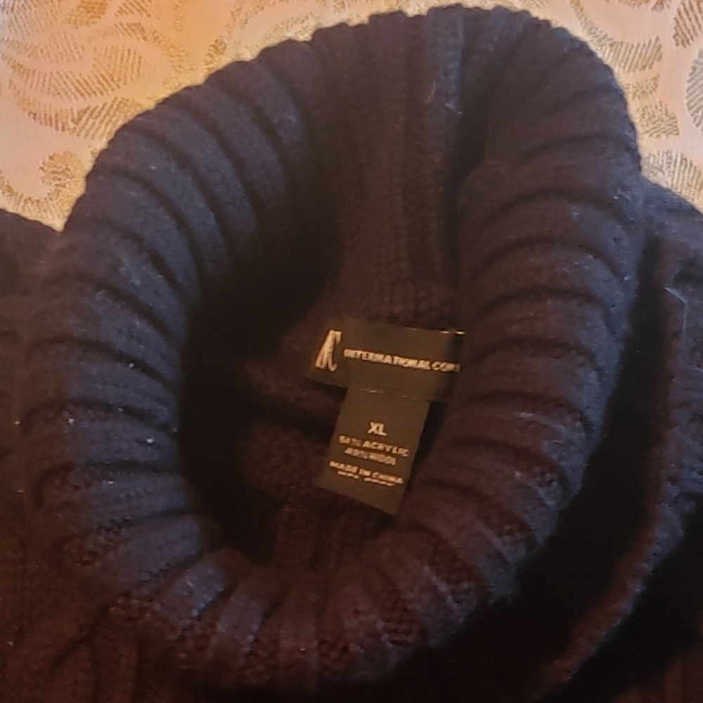 Black sweater dress
